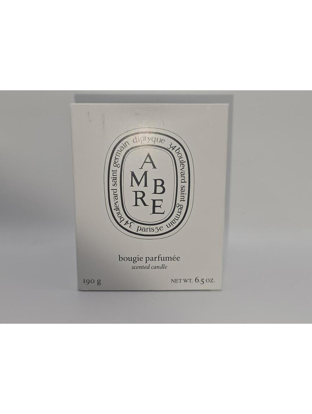 Diptyque Ambre Scented Candle 190g / 6.5 oz Luxury Paris Fragrance Candle w/ Box